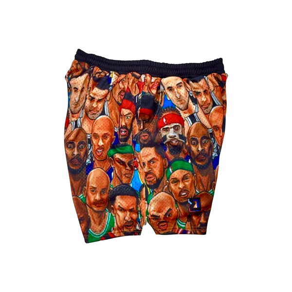 Rivals kobe edition mesh shorts with rival players from the same basketball era