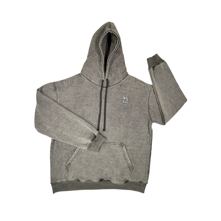 Hoodie – Fleece Acid Wash (ASH) Trap'n Shorts