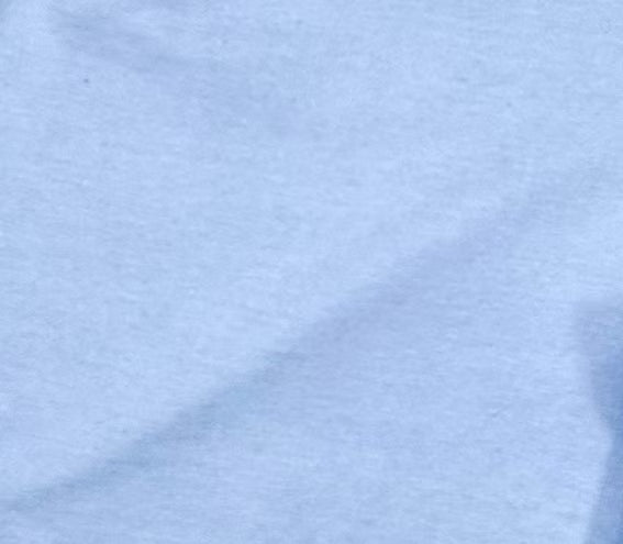 Sky Blue Loopback Terry Jogger Shorts — Premium Cotton