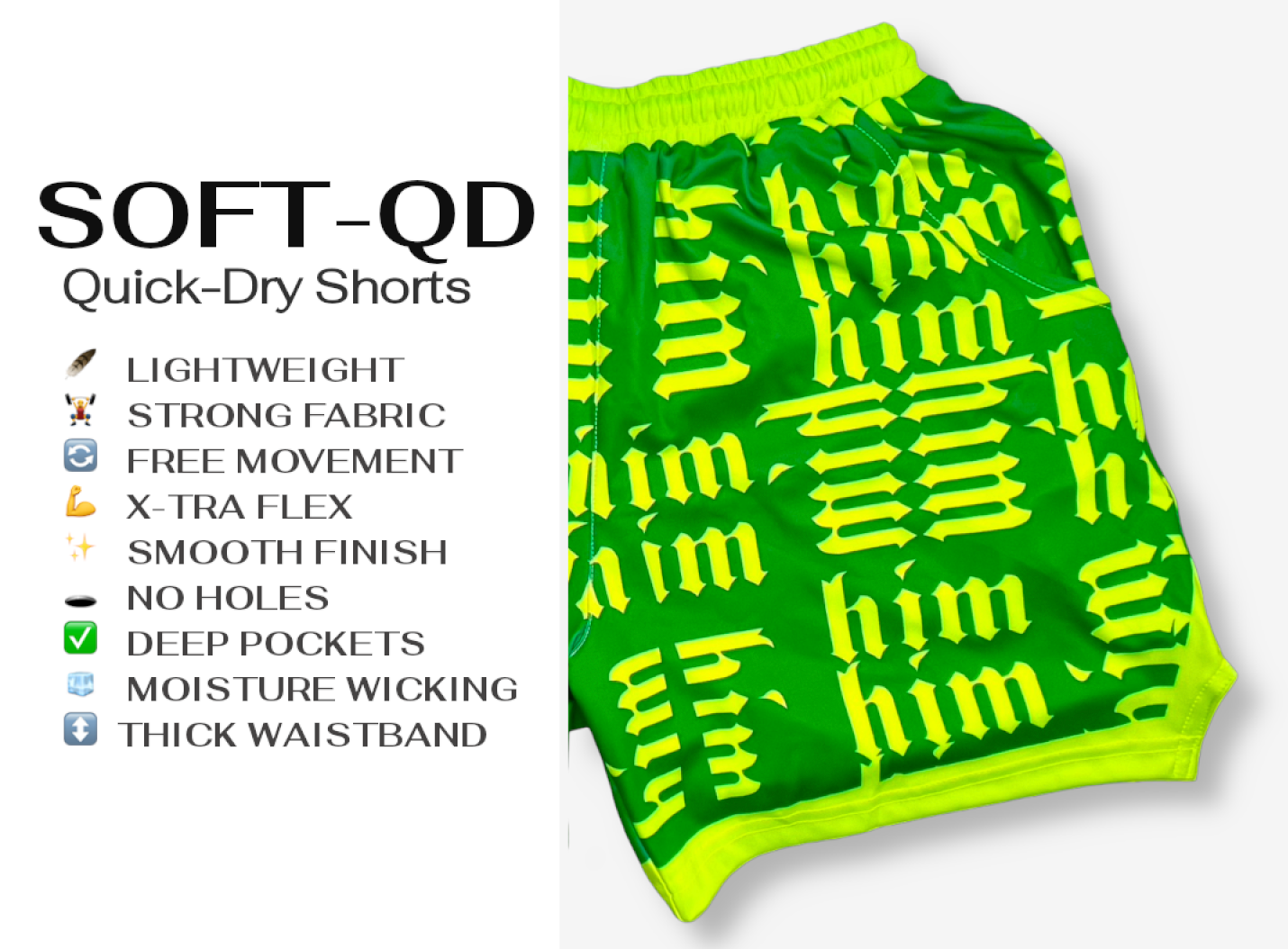soft quick dry material information card