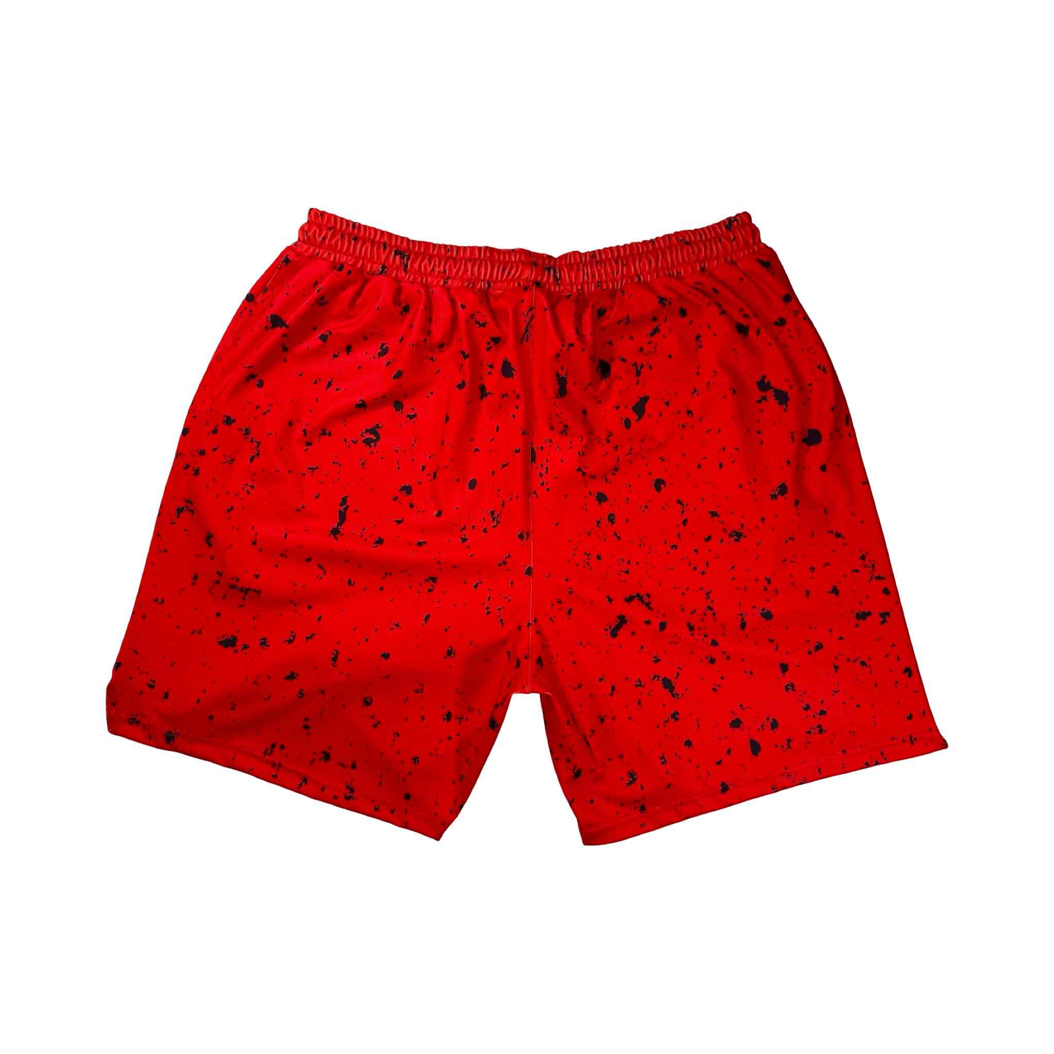 Charge Red Basketball Shorts — Soft Dry Fit