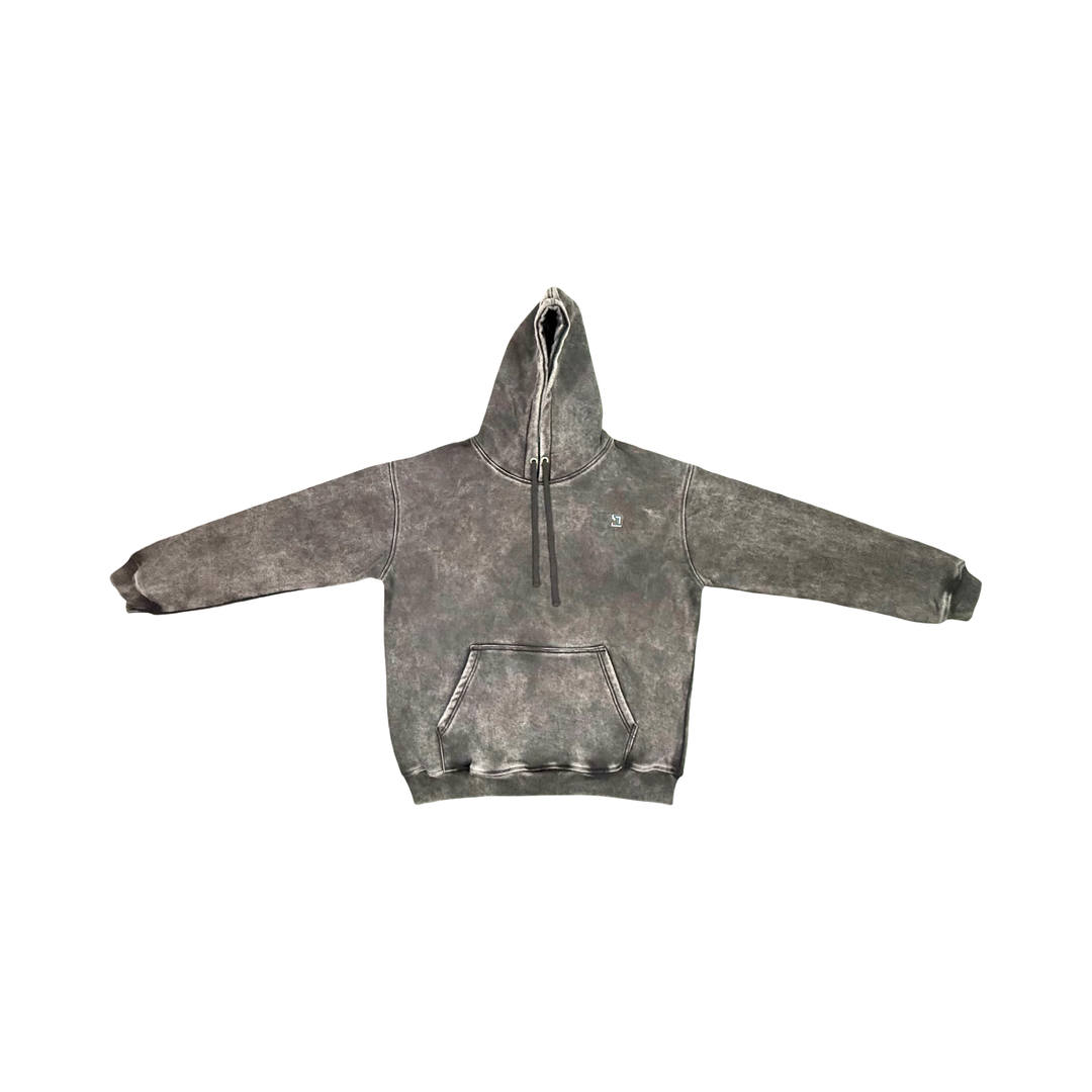 Ash Acid Wash Fleece Hoodie — Cold Gear