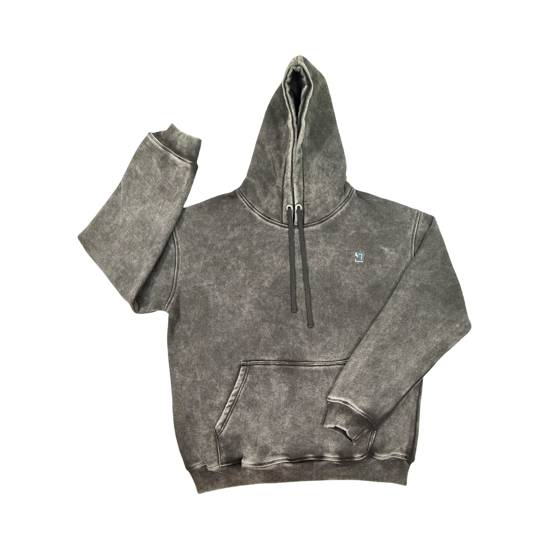 Ash Acid Wash Fleece Hoodie — Cold Gear