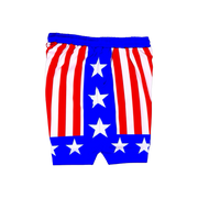Apollo Red White and Blue Athletic Soft Dry-Fit Shorts