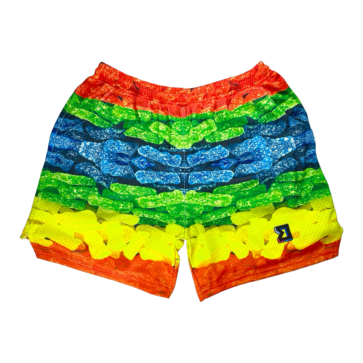 Sour Patchwork Shorts