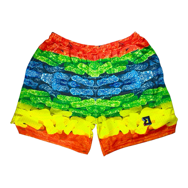 Sour Patchwork Shorts