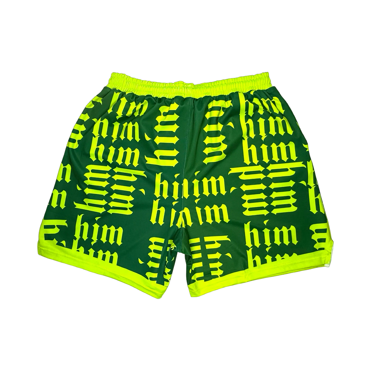 Neon Green HiM Shorts