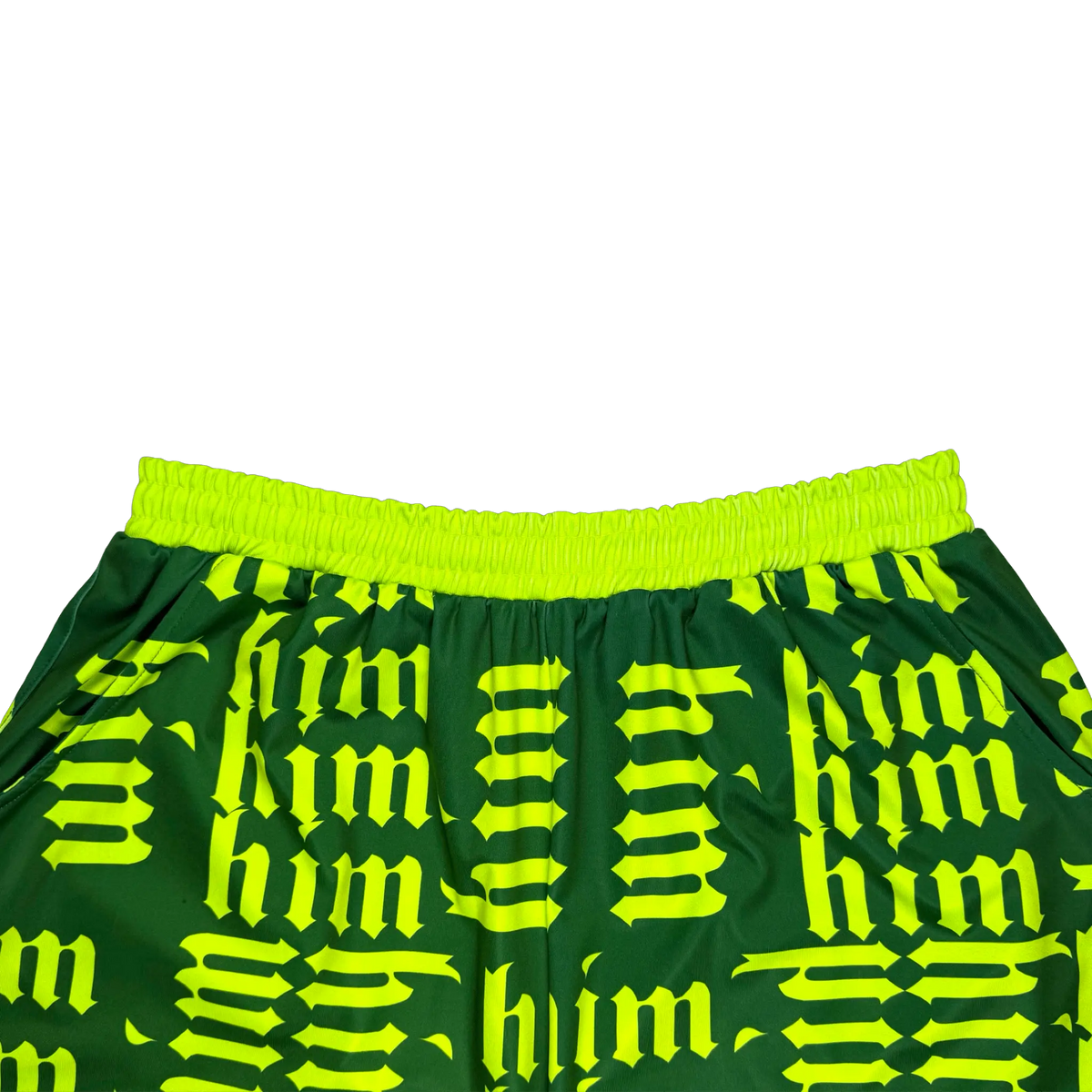Neon Green HiM Shorts