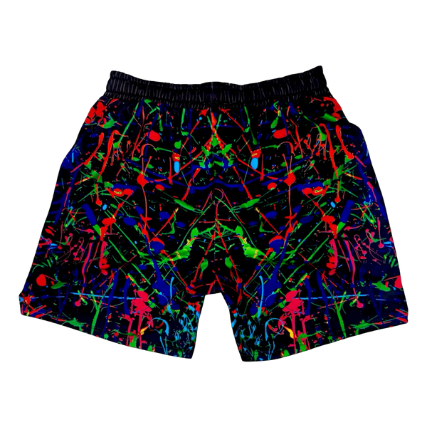 Splat Black Shorts