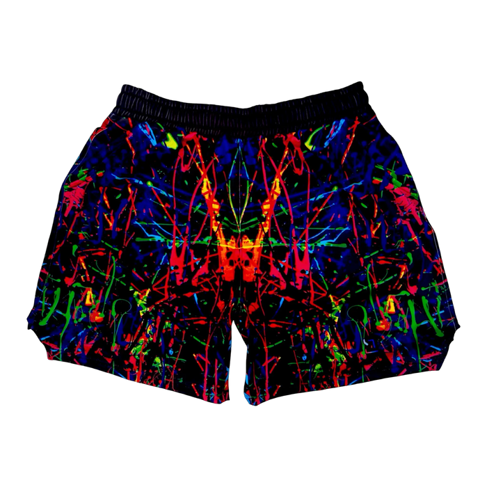 Splat Black Shorts
