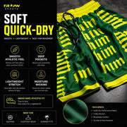 HiM Red Alert Basketball Dry Fit Shorts