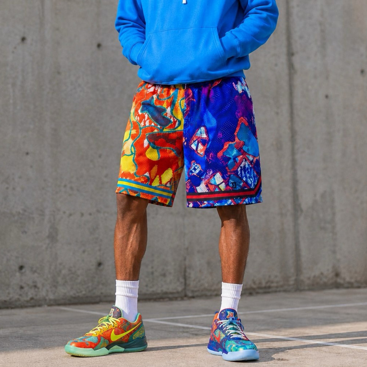 WhatThe Mesh Basketball Shorts — Dry Fit