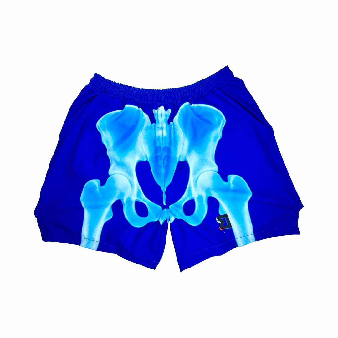 X-RAY GO | Blue Dry-Fit Basketball Shorts (Kobe 5 Protro Match) Trap'n Shorts
