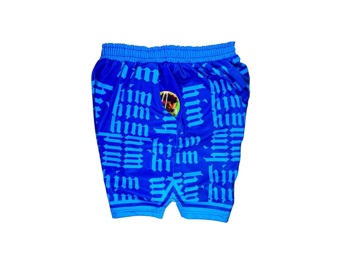 Basketball Shorts – Soft Quick-Dry (HIM X-Ray Blue) Trap'n Shorts