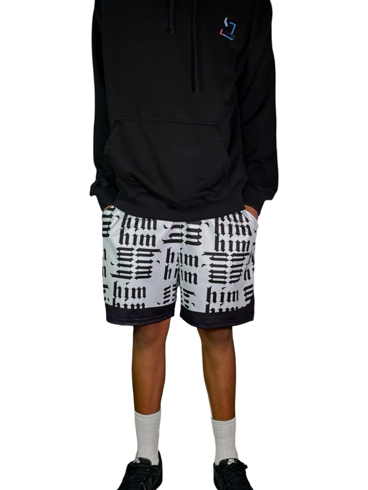 HIM W/B Soft-QD Basketball Shorts — Dry Technology