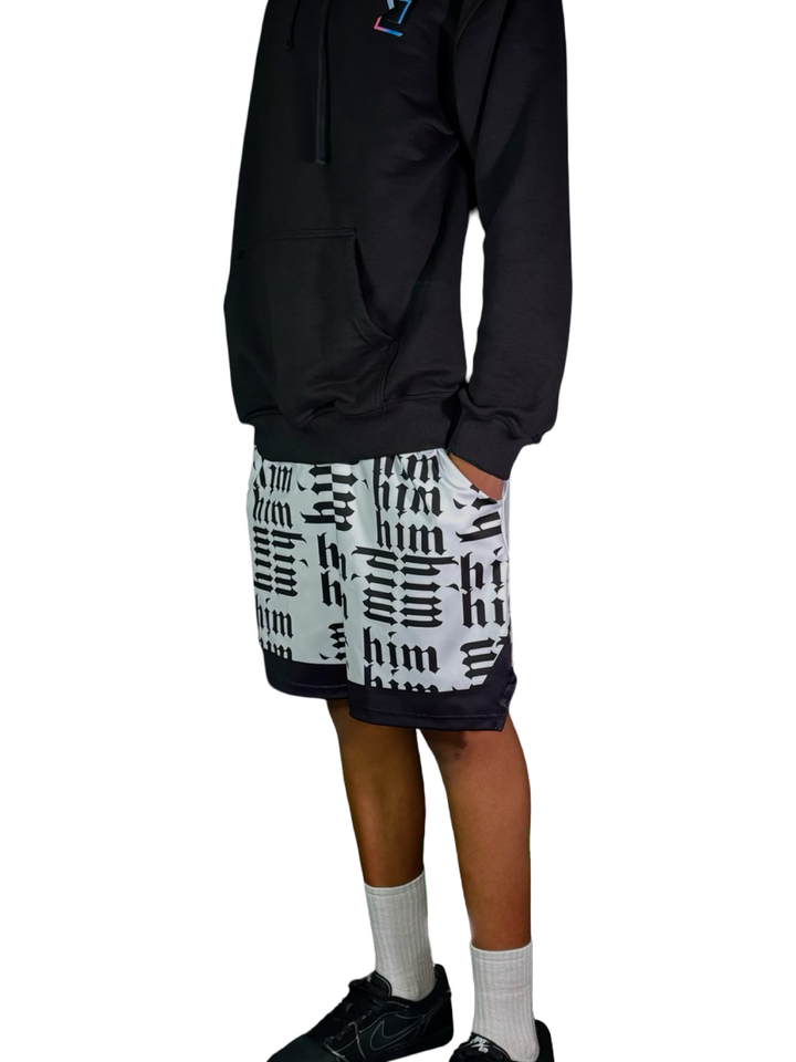HIM W/B Soft-QD Basketball Shorts — Dry Technology