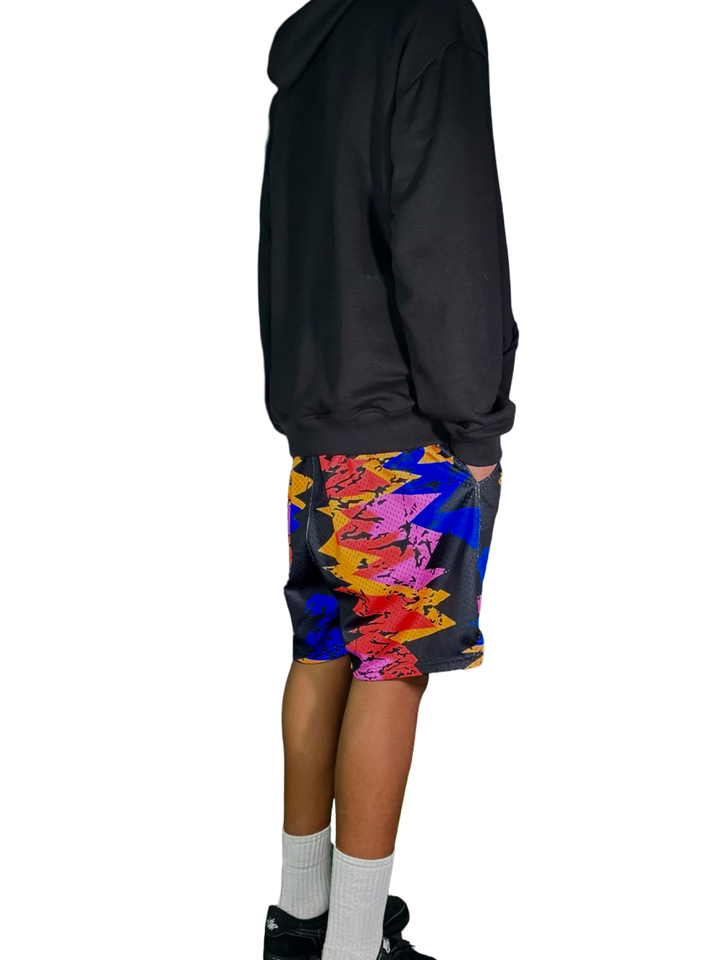 ZipZag Mesh Basketball Shorts — Breathable Performance