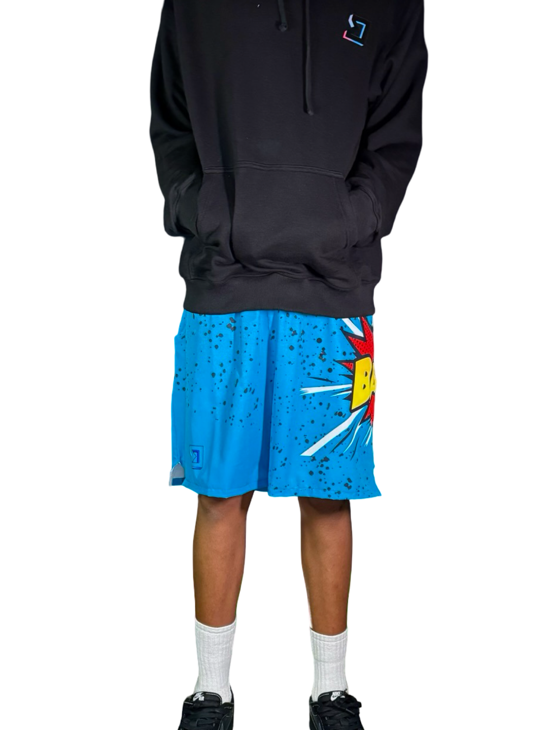 BANGer Blue Go-FD Athletic Shorts — Dry Fit