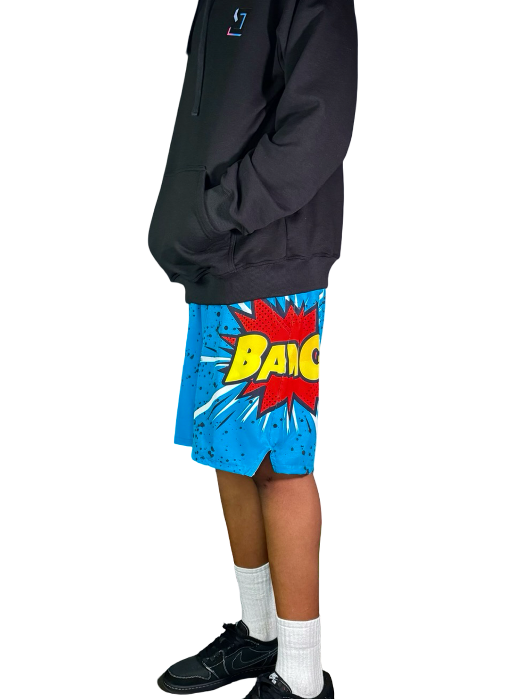 BANGer Blue Go-FD Athletic Shorts — Dry Fit