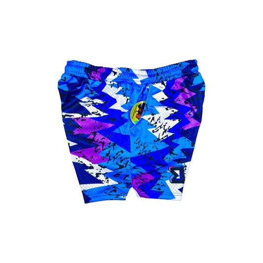 ZIGZAG Pro Mesh Athletic Shorts – Sky Blue 🔷 - Trap'n Shorts