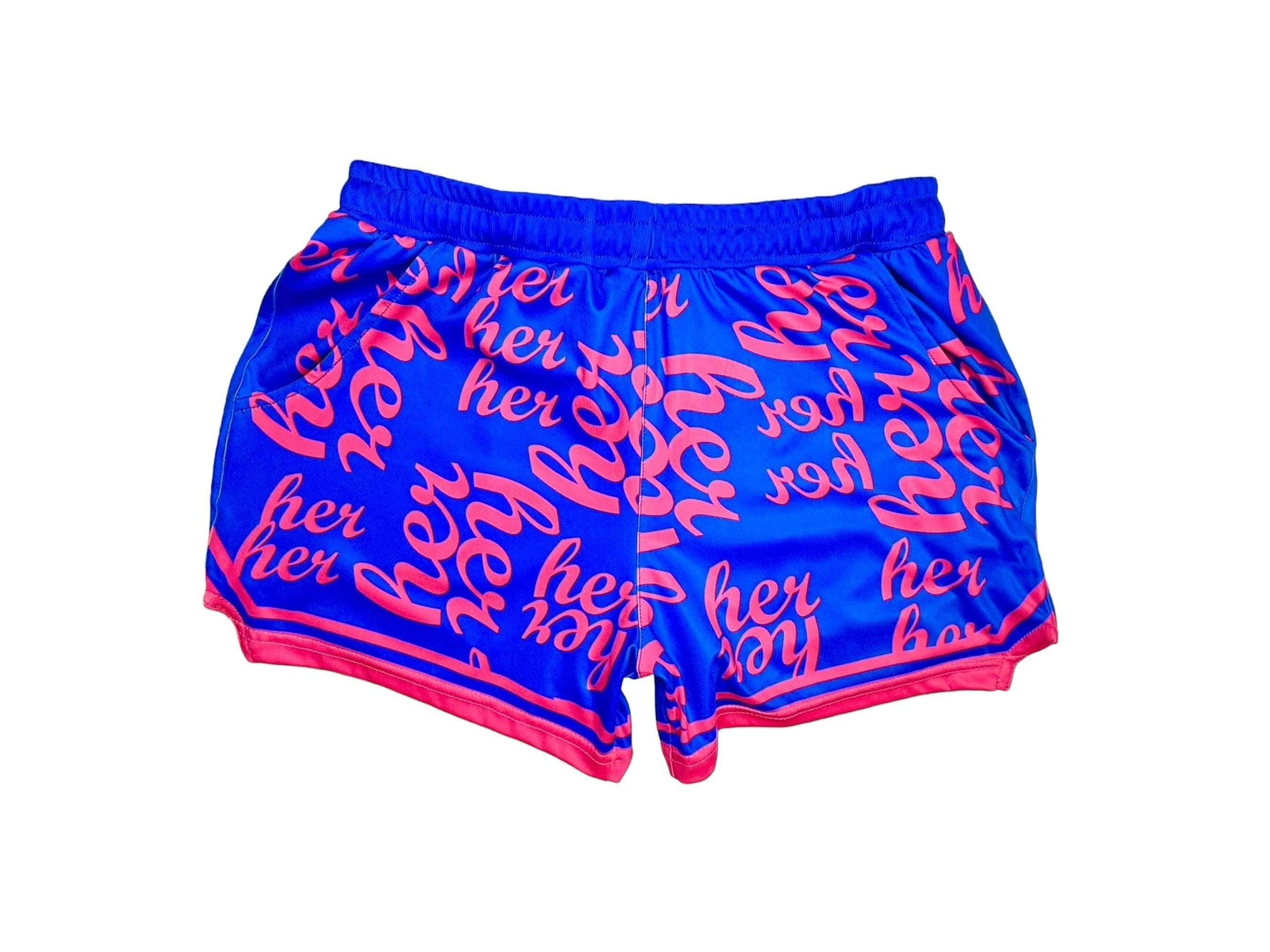 HER Basketball Shorts – STITCH Colorway 💖💙🔥 - Trap'n Shorts