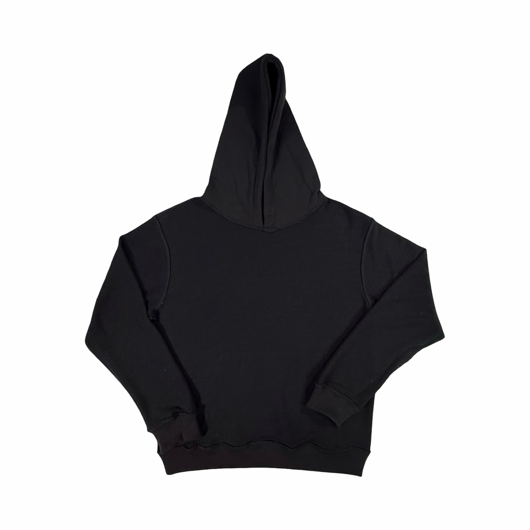 Black hoodie on a white background