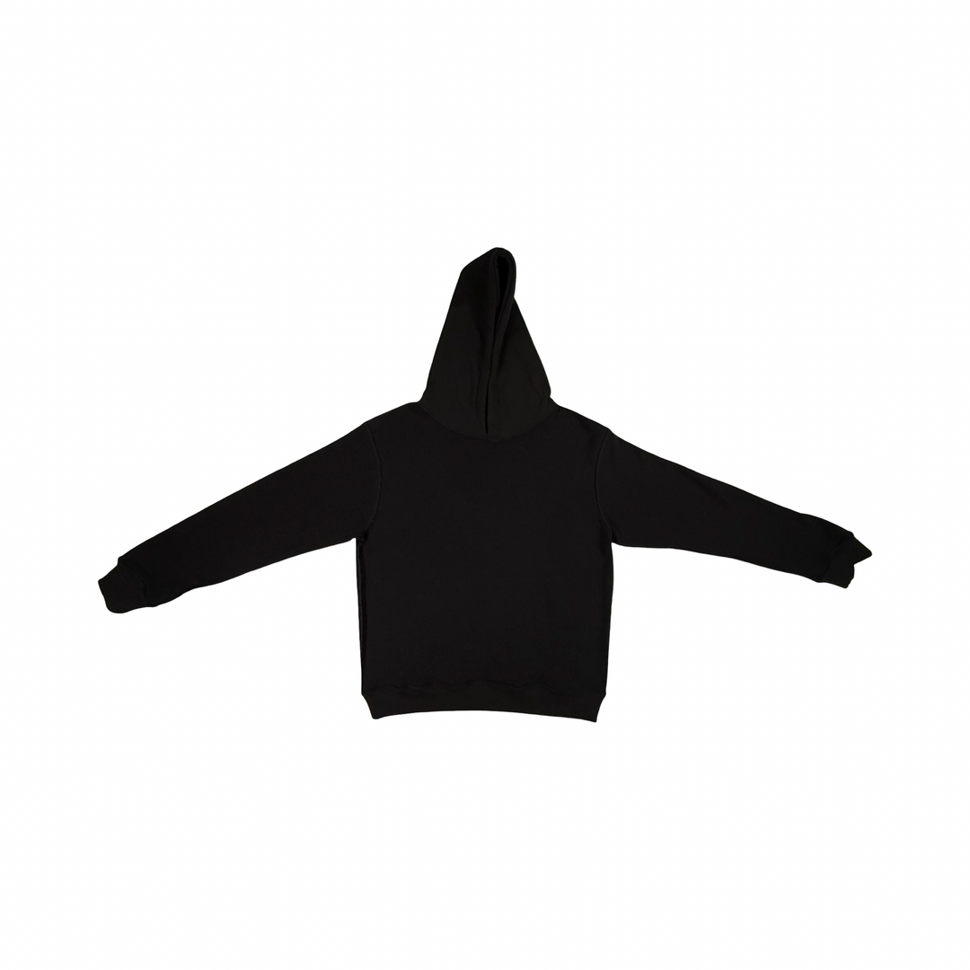 Black hoodie on a white background