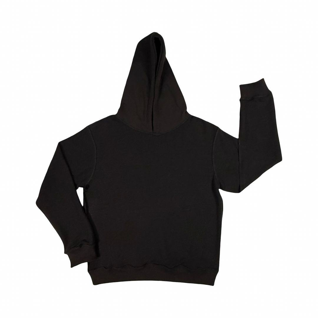 Black hoodie on a white background