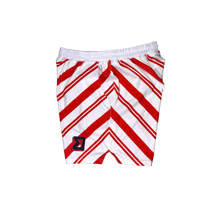Basketball Shorts – Soft Quick Dry (StripeOut Red) Trap'n Shorts