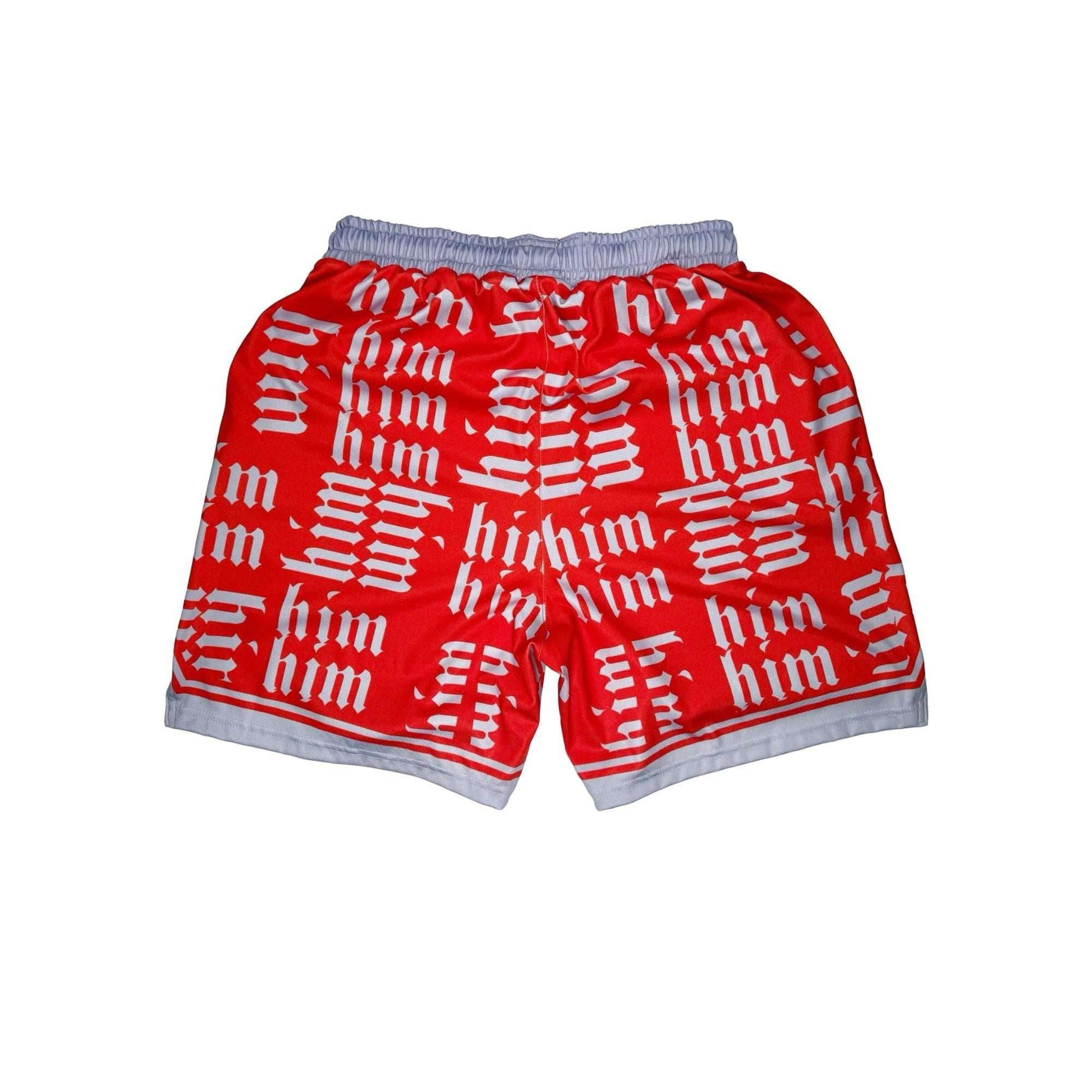 HiM Dry-Fit Shorts - BUCKEYE Colorway 🔴⚪🏀🔥 - Trap'n Shorts