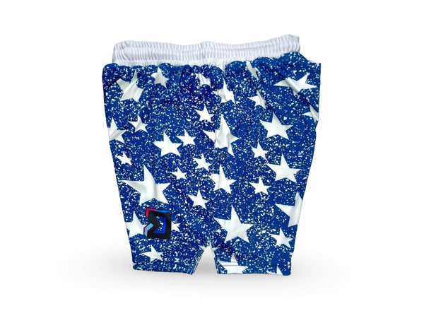 Basketball Shorts – Soft Quick Dry (SnowStars Navy) Trap'n Shorts