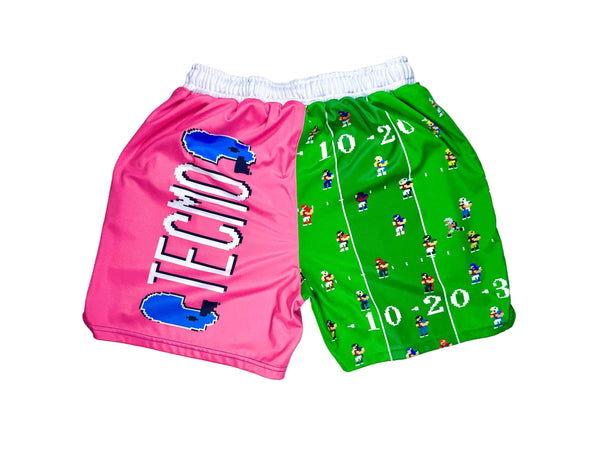 Basketball Shorts – Soft Quick Dry (Pixel Bowl) Trap'n Shorts