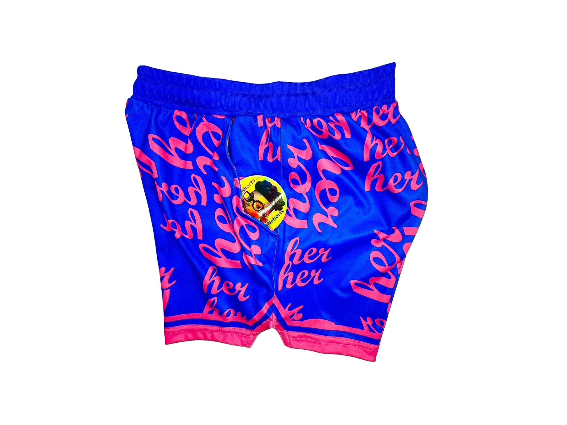 HER Basketball Shorts – STITCH Colorway 💖💙🔥 - Trap'n Shorts