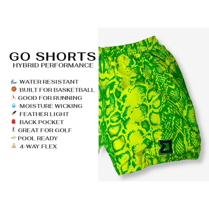 TRAPN™ GO Shorts Material Texture and Performance Breakdown Card