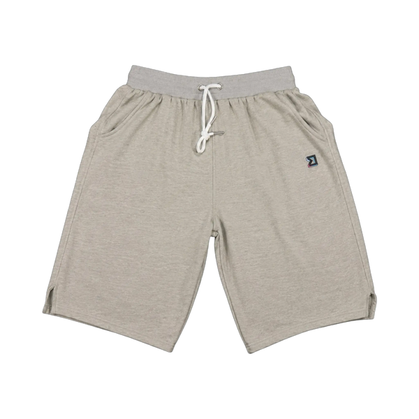 TRAPN™ Tan OFF COURT™ 390 GSM heavyweight Loopback Terry™ joggers with relaxed below-the-knee fit and minimal TRAPN branding.