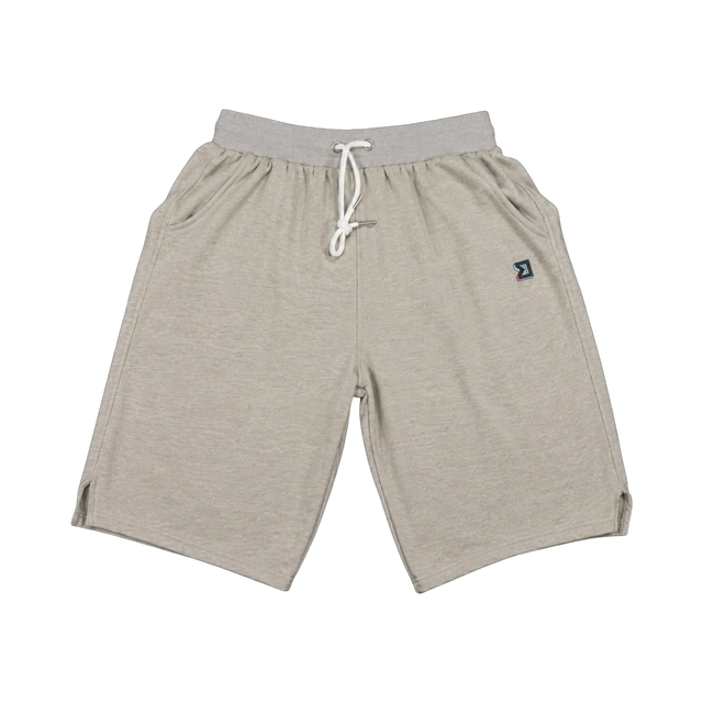 TRAPN™ Tan OFF COURT™ 390 GSM heavyweight Loopback Terry™ joggers with relaxed below-the-knee fit and minimal TRAPN branding.