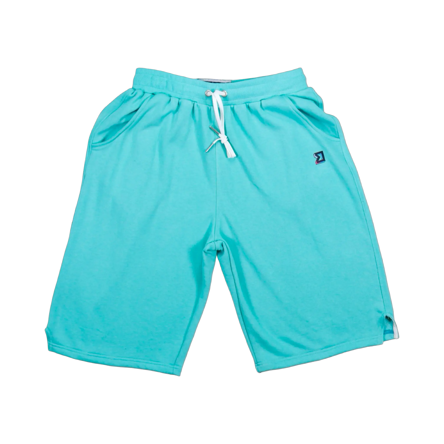 TRAPN™ Teal OFF COURT™ 390 GSM Loopback Terry™ joggers with relaxed below-the-knee fit, deep side pockets and minimal TRAPN™ branding.