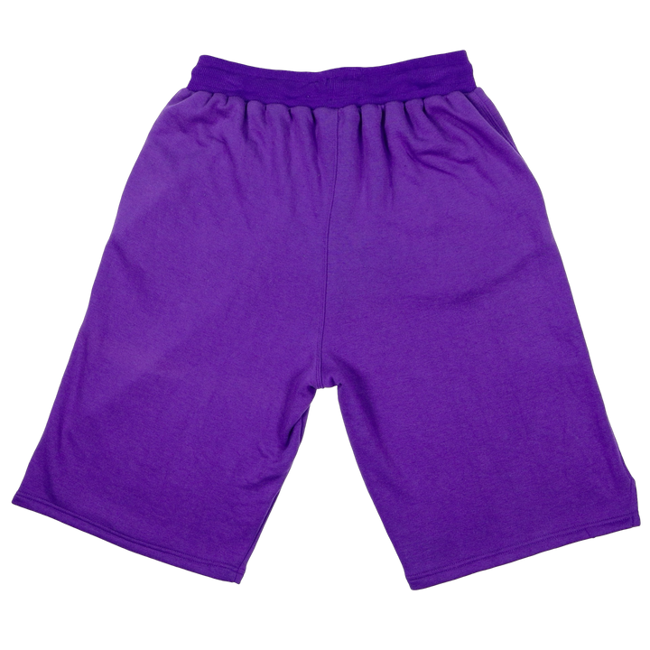 Purple Loopback Terry Jogger Shorts