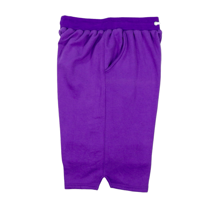 Purple Loopback Terry Jogger Shorts