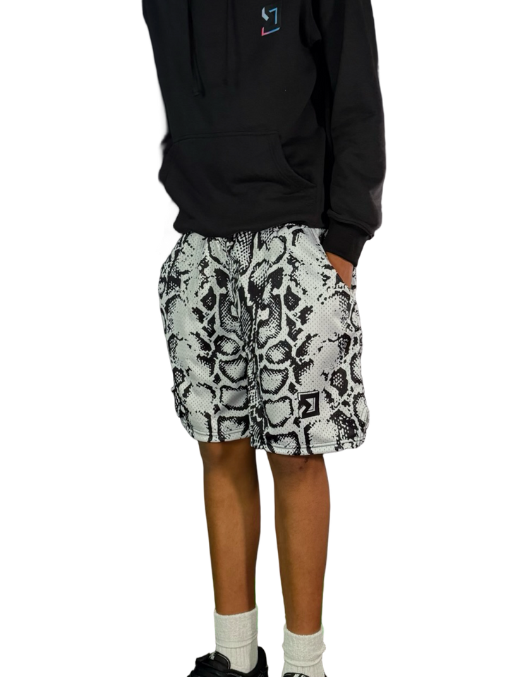 White Mamba 25 Soft-QD Basketball Shorts — Dry Technology