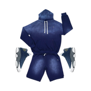 Navy Half Acid OFF COURT™ Hoodie