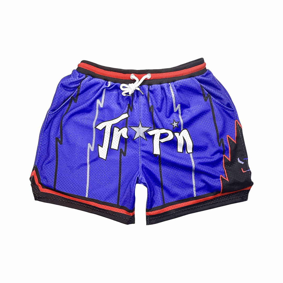 TRAPTOR | Authentic Pro Mesh Basketball Shorts (Retro-Inspired) Trap'n Shorts