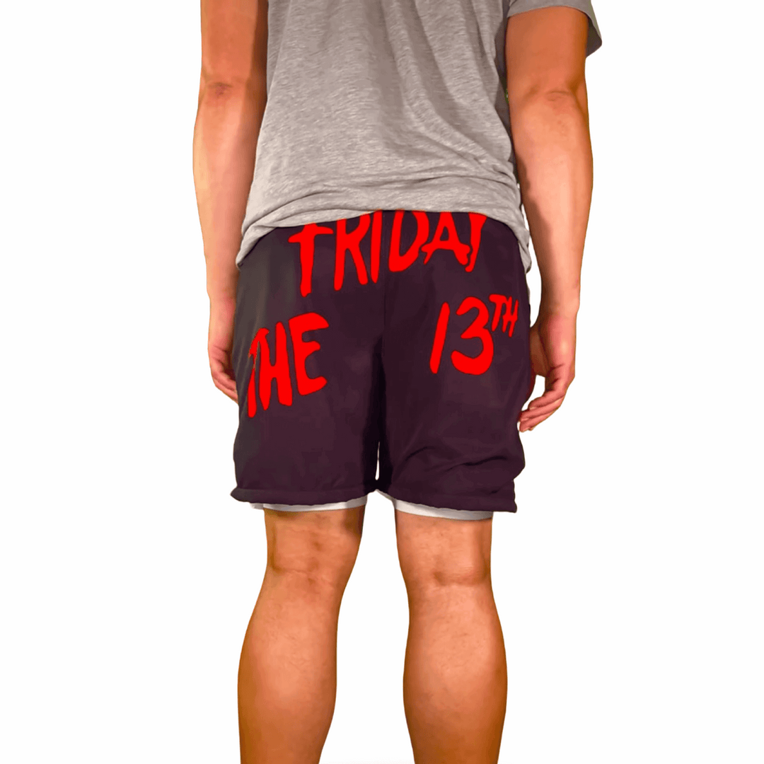 JASON F13 | Dry-Fit Athletic Shorts - ALL Sizes Trap'n Shorts