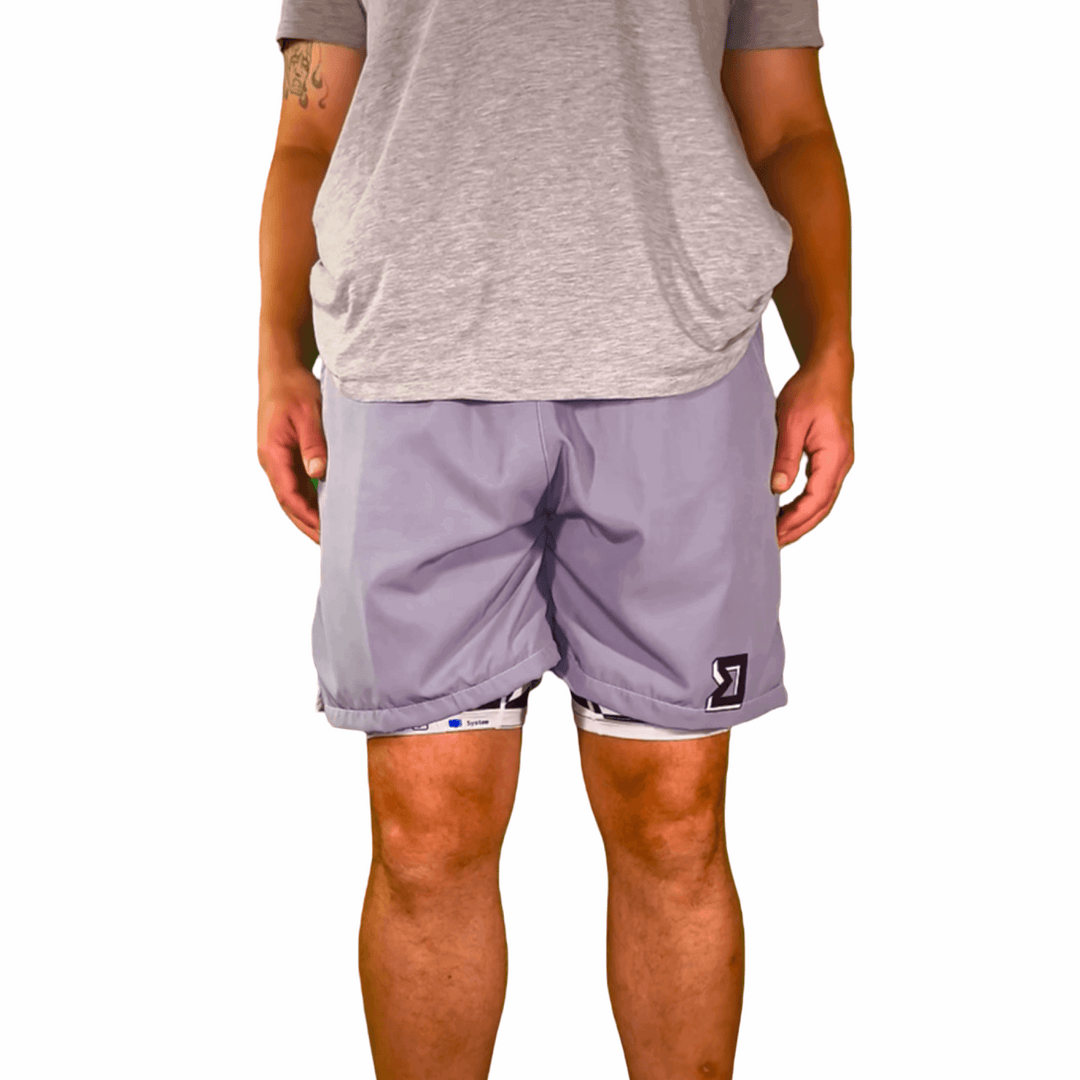 STAPLE GO | Navy-Gray-Black | Water Repellent Dry-Fit Shorts Trap'n Shorts