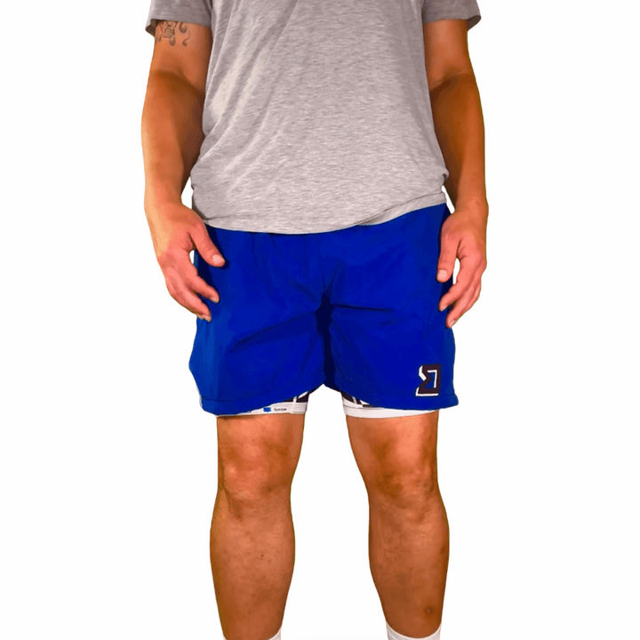 STAPLE GO | Navy-Gray-Black | Water Repellent Dry-Fit Shorts Trap'n Shorts