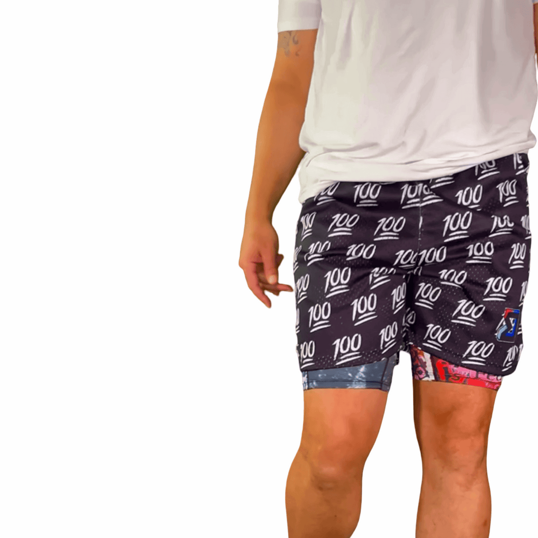 100 | Mesh Dry-Fit Basketball Shorts | ALL Sizes Trap'n Shorts