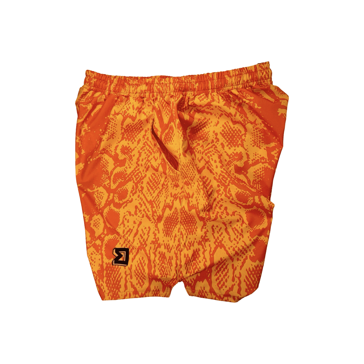 Basketball Shorts – GO Fast Dry (Orange Venom) Trap'n Shorts