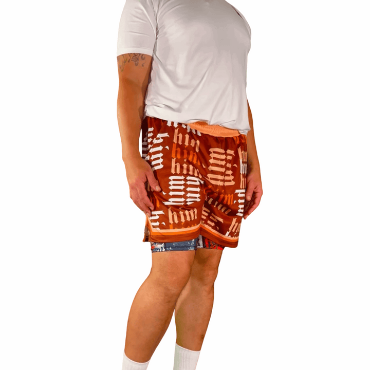 HiM COFFEE | Dry Fit Athletic Shorts - ALL Sizes Trap'n Shorts