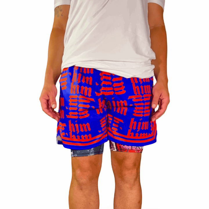 HiM SUNSET | Dry-Fit Athletic Shorts - ALL Sizes Trap'n Shorts