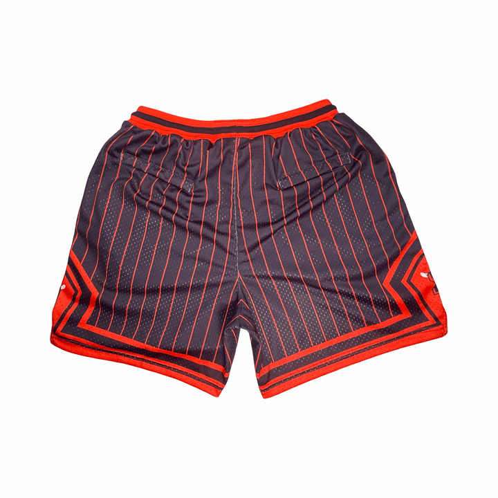 Basketball Shorts – Mesh Pro (Pinstripe X-Out) Trap'n Shorts